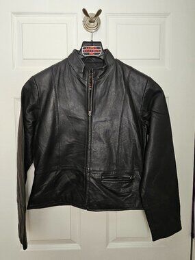 Brand New Women's Black Leather Jacket